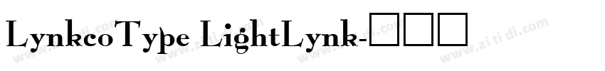 LynkcoType LightLynk字体转换